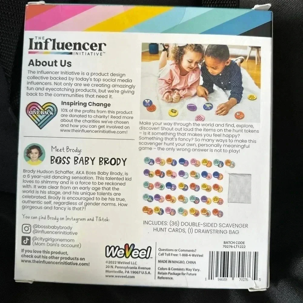 The Influencer Initiative Anywhere Scavenger Hunt New